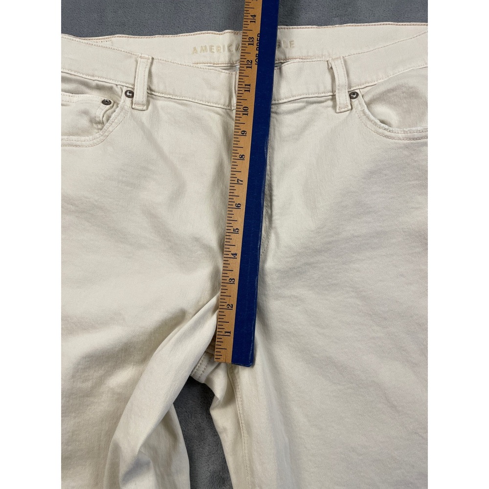 American Eagle Outfitters Wide Leg Jeans - Cream - Picture 10 of 16